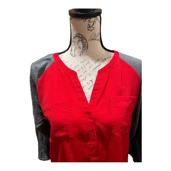 Express red and gray top size L - Picture 2 of 9
